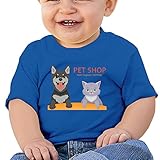 ペット・ショップ・テンプレート子供服 ベビーTシャツ 半袖 男の子 女の子 クルーネック カジュアル