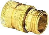 Dramm 22729 Heavy-Duty Quick Disconnect Brass [並行輸入品]