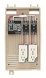 未来工業 屋外電力用仮設ボックス 漏電しゃ断器・分岐ブレーカ・コンセント内蔵 ELB組込品 2L-2CT