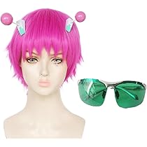 斉木楠雄のΨ難 斉木楠雄 コスプレ ウィッグ メガネ 制御装置 フルセット 51br5FlnbmL._AC_UL210_SR210,