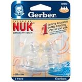 Nuk Silicone Nipple Two Pack in Size Two by NUK
