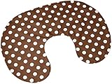 HashkuDe(ハッシュクード) 授乳クッションカバー ポルカドット ブラウン