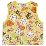2016年 秋冬 アンパンマン 総柄 フリースベスト ANPANMAN イエロー◇80cm