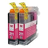 Mt.Smile インク LC211M (マゼンタ M ×2)(対応機種) DCP-J968N DCP-J963N DCP-J962N DCP-J767N DCP-J762N DCP-J567N DCP-J562N MFC-J887N MFC-J880N MFC-J990 MFC-J997 MFC-J900 MFC-J907 互換インク brother用 ブラザー用 【365日保証】サービス