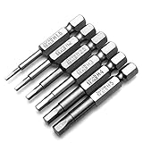8 ピース 50 ミリメートル 1/4 インチ六角シャンク磁気六角ドライバー ビット