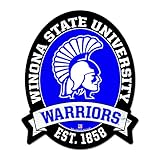 11 x 13 Winona State Warriors木製Street Sign
