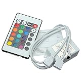 24 Key Ir Remote Controller For Dc 12V Rgb Led Light Strip (Usa)