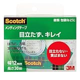 3M スコッチ テープ メンディングテープ ディスペンサー付 12mm×30m 小巻 810-1-12D