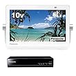 パナソニック 10V型 ポータブル 液晶テレビ プライベート・ビエラ 防水タイプ 500GB HDDレコーダー付 ホワイト UN-10T8-W