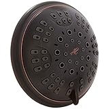 Aqua Elegante 6 Function Luxury Shower Head - Best High Pressure, Wall Mount, Adjustable Showerhead 