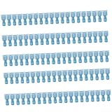 Dovewill 電気ケーブル　熱収縮チューブ　AWG 14-16　電気クリンプ　メス絶縁端子　約100個入り　