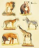 Edushape Large Knob Puzzle, Wild Animal [並行輸入品]