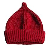 (よキーよ)Yokeeyo ニット帽 毛糸 とんがり 親子お揃い帽 赤ちゃん キッズ 帽子 大人 男の子 女の子 男女兼用 秋冬 防寒 防風 スタイリッシュ 楽しみ3色 無地 三つ折りタイプ