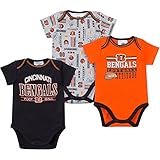 Cincinnati Bengalsベビー/幼児3 Pieceボディスーツロンパースセット0 – 3ヶ月