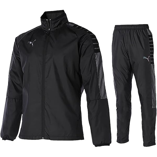 新品‼️【PUMA】ウインドブレーカー 上下 防寒防風 裏起毛 ネイビー／グリーン PUMA お取り寄せ発送 プーマ ウインドブレーカー 上下 メンズ