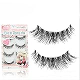 Dagly（TM）30Pair /ロットはつけまつげエクステンション・アイまつげボリューム感フェイクまつげナチュラルつけまつげメイクアップ美容まつげを十文字