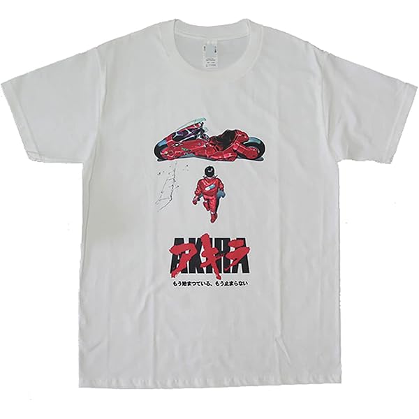 Amazon | Akira アキラ Tシャツ メンズ 夏服 半袖 綿100％ 丸襟 通気性
