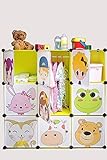DIY Kid's Cube Furniture, Wardrobe, Closet, Organizer, Safe and Stable, Cartoon Design, Safety Closu