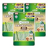 ライオン ペットキッス PETKISS 犬用おやつ 食後の歯みがきガム 無添加 超やわらかタイプ 超小型犬~小型犬用 3個パック まとめ買い LIONPET