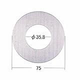 エスカッション（化粧版）　SS-59　V18AD用飾り座　材質：ステンレス　板厚：1　入数：1・10
