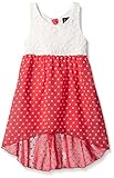Lilt Toddler Little Girls' Toddler Cap Sleeve Chiffon Floral Dress White/Coral 3T [並行輸入品]