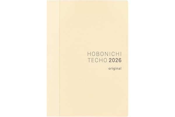 ほぼ日手帳2026本体オリジナル[A6/1日1ページ/1月/月曜はじまり]