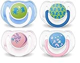 Philips AVENT BPA Free Classic Orthodontic Pacifiers, 6-18 Months - Monkey/Flower by Philips Avent [