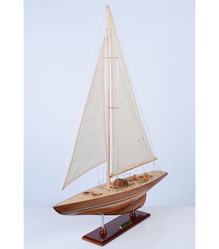 Amazon.co.jp: SAILINGSTORY 木製ヨットモデル 船 ブルーノース 1/60