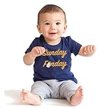 赤ちゃんの日曜日は面白い日TシャツかわいいTシャツ - 18-24 months