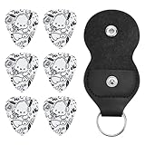 ポチャッコ ギターピック 6枚 ちいかわピック 0.46mm 初心者 練習用 (おにぎり型)