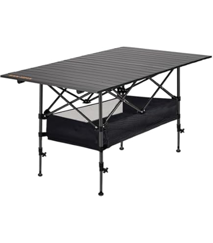 Table De Camping Coleman Pack-Away – Noire, Pliable, Pour 4 Personnes