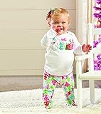 Mud PieベビーGirls ' Believeチュニックレギンスとヘアリボンセット