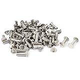 スクラップブックフォトアルバムM5x15mmニッケルメッキは、スクリューポスト50pcsのバインディング