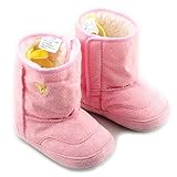Bumudベビー幼児用Prewalker靴可愛い暖かい冬雪ブーツ カラー: ベージュ