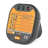 uxcell　極性　チェッカー　テスター　DM6860BG　電源　ソケット　コンセント　GFCI　110V　120V