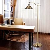 アメリカンビレッジレトロリモートコントロールLEDフロアランプリビングルームベッドルームスタディベッドサイドフロアランプ（光源なし）