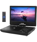 山善ポータブルDVDプレーヤー11.4インチ 車用 簡単操作 リモコン付き