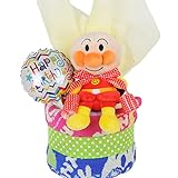 すまいる おむつケーキ ＜ アンパンマンシリーズ ＞ 1段 出産祝い ( オムツ パンパース M ) ( アンパンマン )