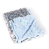 Allyzabba Aloha Blue Small Baby Blanket 16x14 by AllyZabba