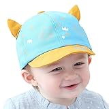 【SEBLES】ベビー 赤ちゃん 男の子 女の子 キャップ 猫 キャット ねこ カジュアル 耳付き カラフル 可愛い コットン 綿 UV 紫外線 6-12ヶ月(Dタイプ)