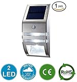 YINGHAO Solar Light, Wireless Bright Solar Powered Motion Sensor Light, Outdoor Light Security Light