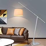 AMOS LEDアイ保護垂直フロアランプリビングルームベッドルームベッドベッドスタディピアノ現代シンプルクリエイティブ ( 色 : 白 )