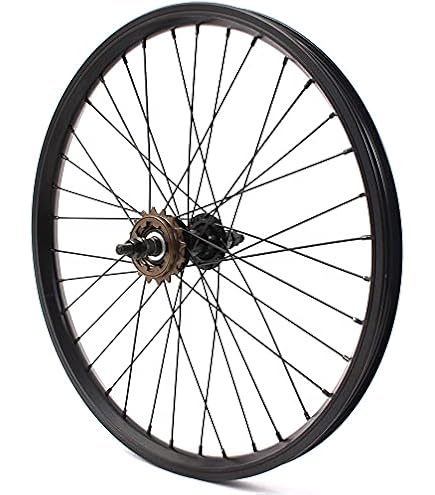 Amazon | KHE 18インチ BMX リアホイール 14mm ブラック アルミニウム
