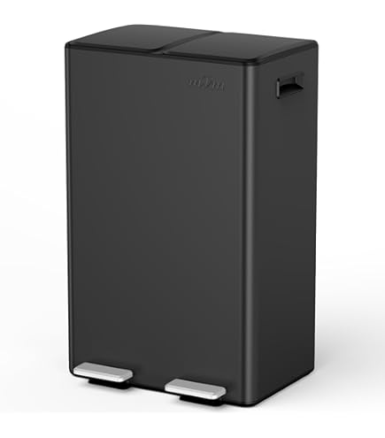 Amazon｜mVm ゴミ箱 分別 縦型2段3分別 60L ダストボックス 蓋付き 大