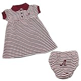University of Alabama Crimson TideストライプGame Day Dress With Bloomer US サイズ: 6-9 Months カラー: レッド