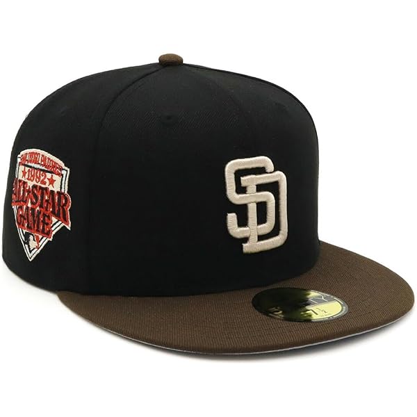 ウェア NEW ERA 59FIFTY SAN DIEGO PADRES 71/2 NEW ERA Czapka 59Fifty SAN DIEGO PADRES MLB Brązowa Fullcap