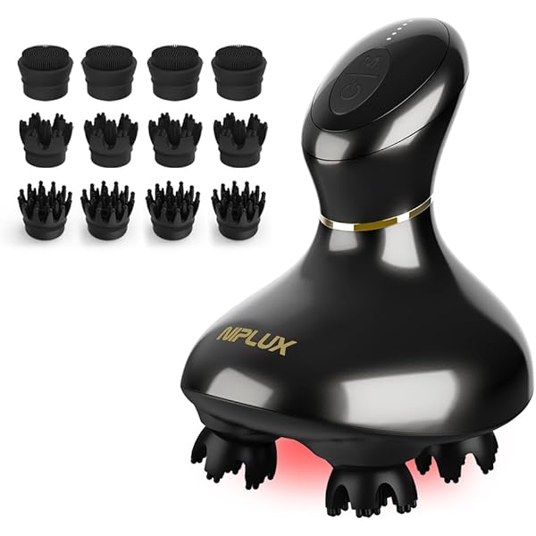 Amazon.co.jp: NIPLUX EMS Head Spa, Electric Scalp Brush, Face Care