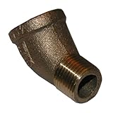 LASCO 17-9015 1/4-Inch Female Pipe Thread by 1/4-Inch Male Pipe Thread Brass 45-Degree Street Ell/El