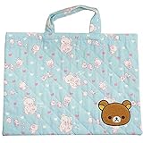 リラックマ レッスンバッグ ジュニアバッグ キルティング サブバッグ コリラックマ Rilakkuma fo-k-4501 サックス