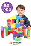 B.H. Select やわらか つみき ブロック EVA素材 知育玩具 安全な おもちゃ (JOY@SoftBlock50) BH100-2